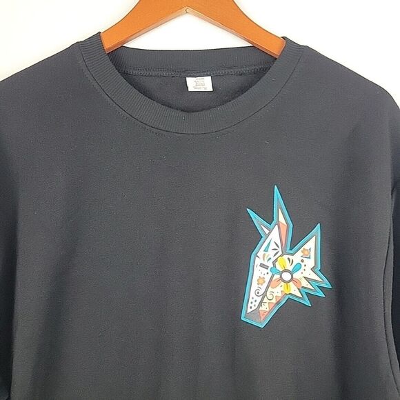 Arizona Coyotes Los Yotes XL Black NHL SGA Sweatshirt Jersey Sugar Skull Kachina - Picture 5 of 9